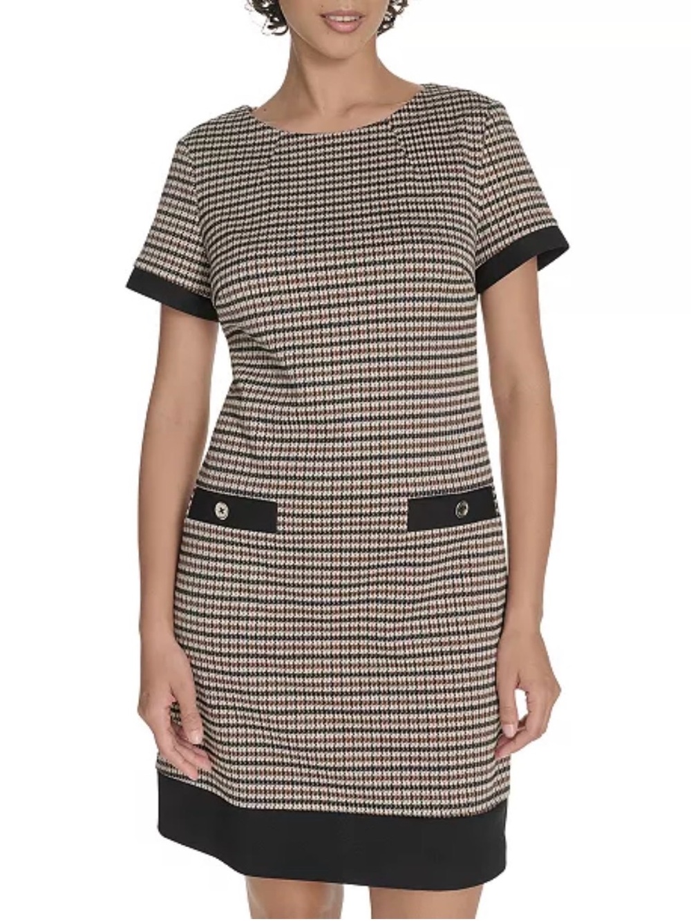 Tommy Hilfiger | Petite Crewneck Short-Sleeve Shift Dress
